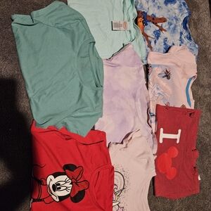 Colorful Graphic T-Shirts Bundle Size 6